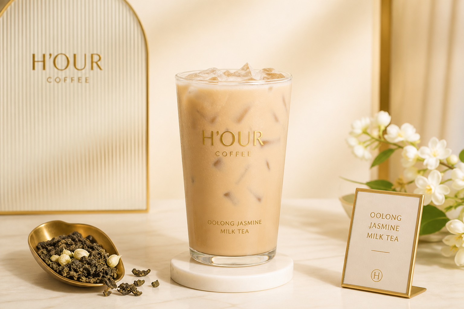 Oolong Jasmine Milk Tea